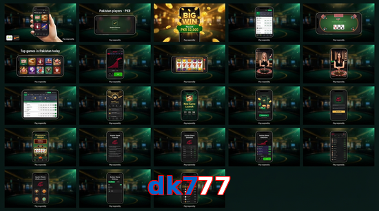 Main screen of Dk777 bet page for PK players